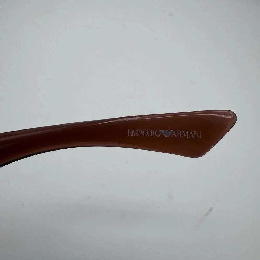 Vintage Emporio Armani EA 9423/S Shield Sunglasses Brown Y2K Made in Italy
